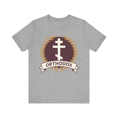 Athletic Heather / S Orthodox Cross - Eastern Orthodoxy T-Shirt