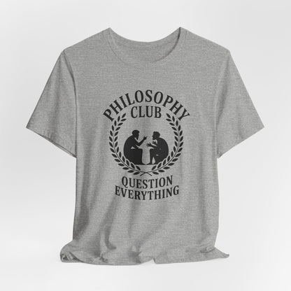 Athletic Heather / S Philosophy Club T-Shirt