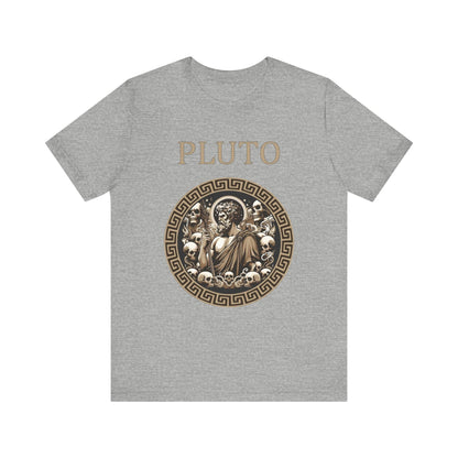 Athletic Heather / S Pluto Roman God of the Dead and Underworld T-Shirt