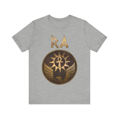 Athletic Heather / S Ra Ancient Egyptian God T-Shirt