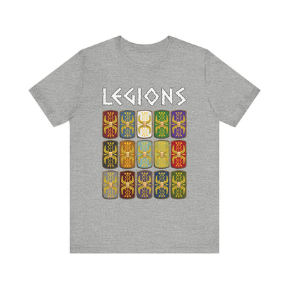 Athletic Heather / S Roman Legions Shields T-Shirt