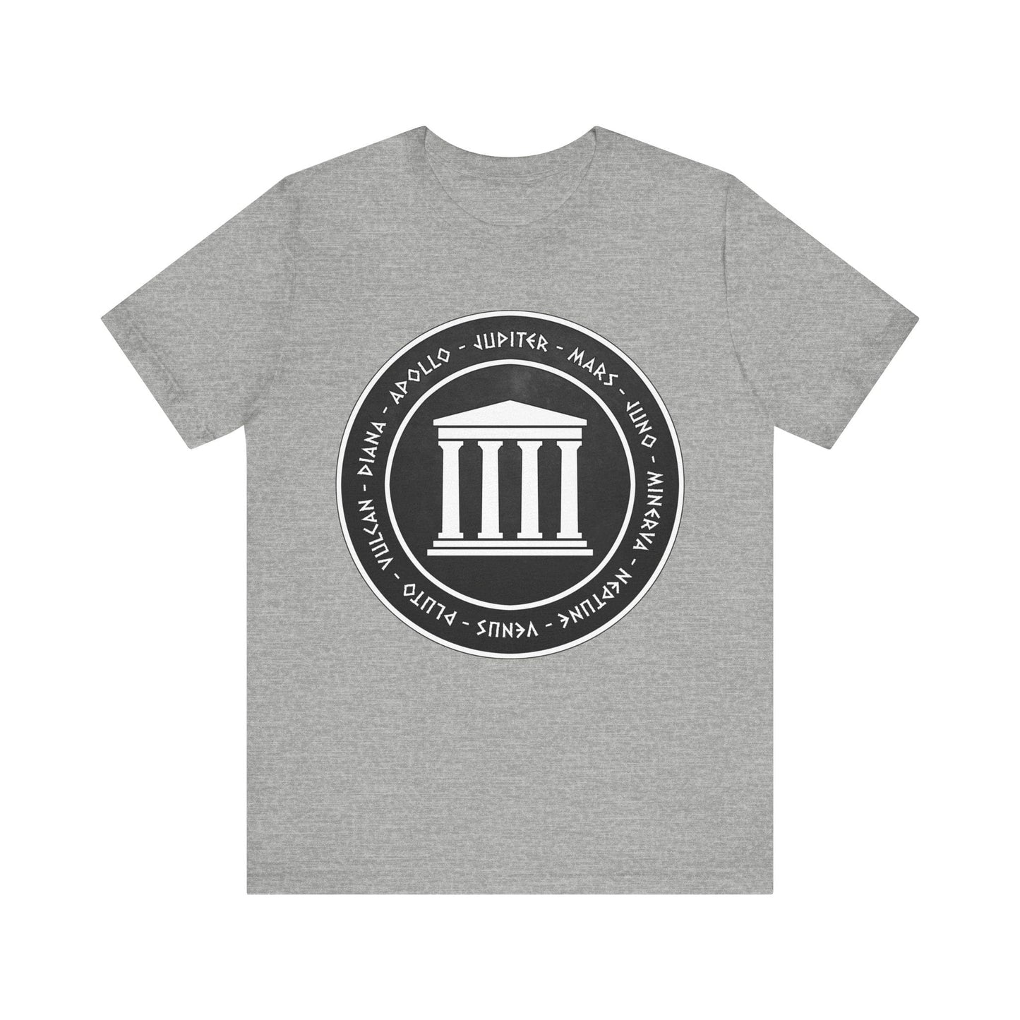 Athletic Heather / S Roman Pantheon - Gods and Goddesses of Ancient Rome T-Shirt