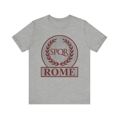 Athletic Heather / S Rome Ancient Roman SPQR Symbol T-shirt