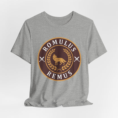 Athletic Heather / S Romulus and Remus - Founding of Rome T-Shirt