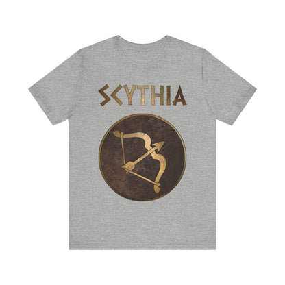 Athletic Heather / S Scythia Ancient Scythian Bow Symbol T-Shirt