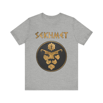Athletic Heather / S Sekhmet Ancient Egyptian Goddess T-Shirt