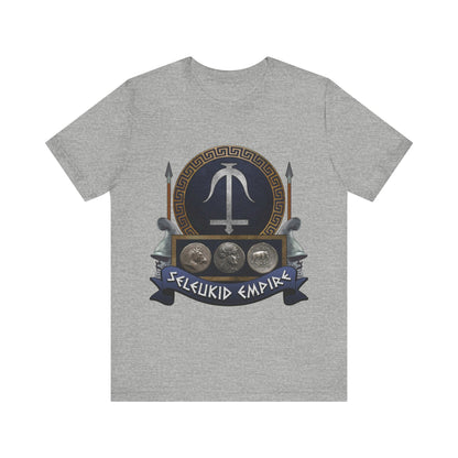 Athletic Heather / S Seleukid Empire Symbol - Seleucus I Nicator - Seleucid Army T-Shirt