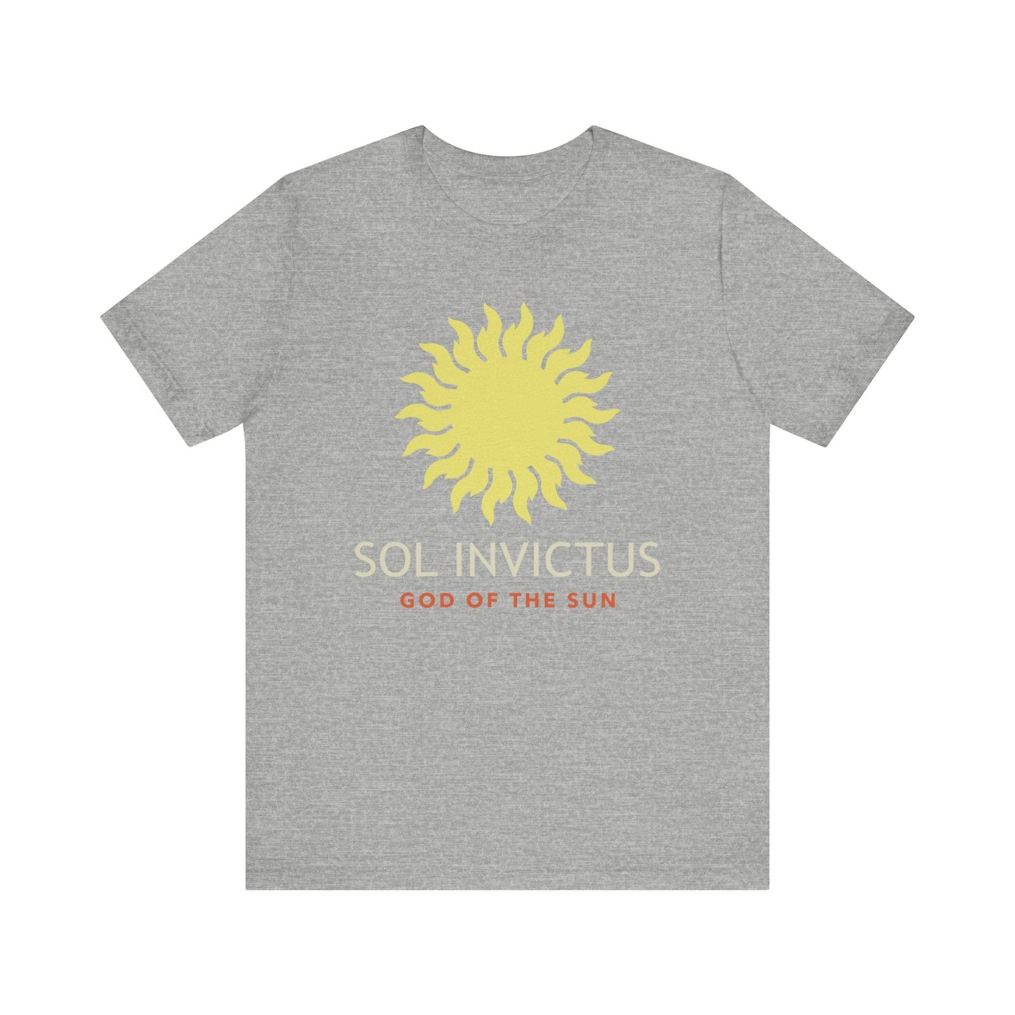 Athletic Heather / S Sol Invictus - Ancient Roman God Sun T-Shirt