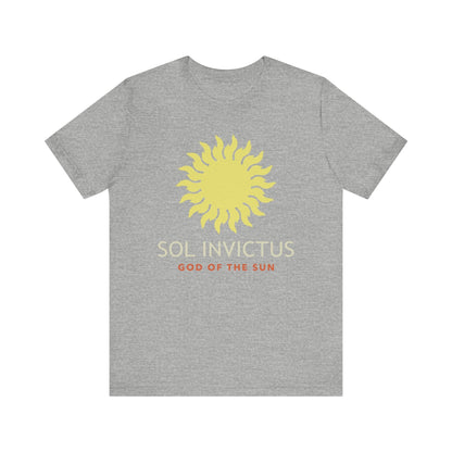 Athletic Heather / S Sol Invictus - Ancient Roman God Sun T-Shirt