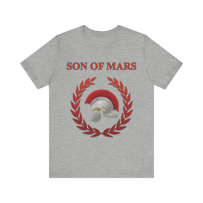 Athletic Heather / S Son of Mars Ancient Roman War God T-Shirt