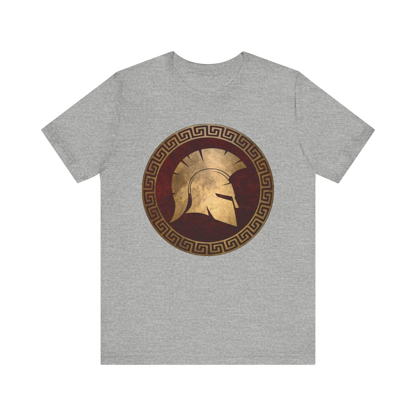 Athletic Heather / S Spartan Helmet T-Shirt