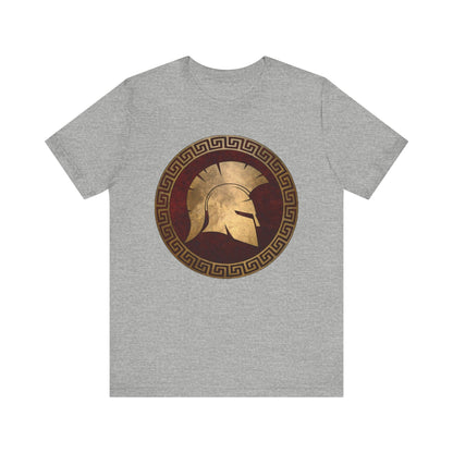 Athletic Heather / S Spartan Helmet T-Shirt