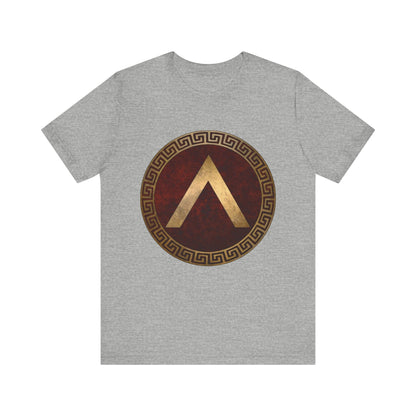 Athletic Heather / S Spartan Shield Lambda T-Shirt
