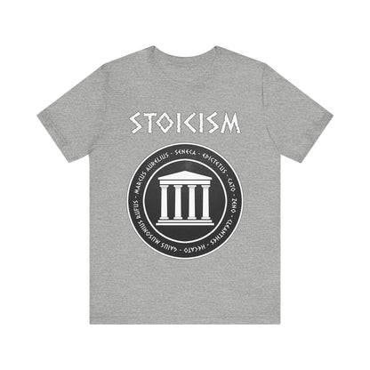 Athletic Heather / S Stoicism - Ancient Greek and Roman Philosophers T-Shirt