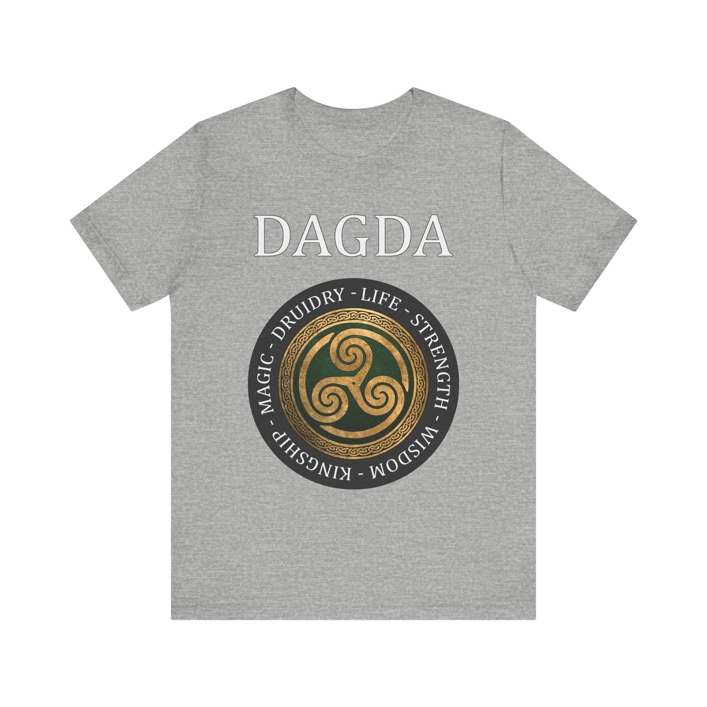 Athletic Heather / S The Dagda Ancient Celtic God T-Shirt