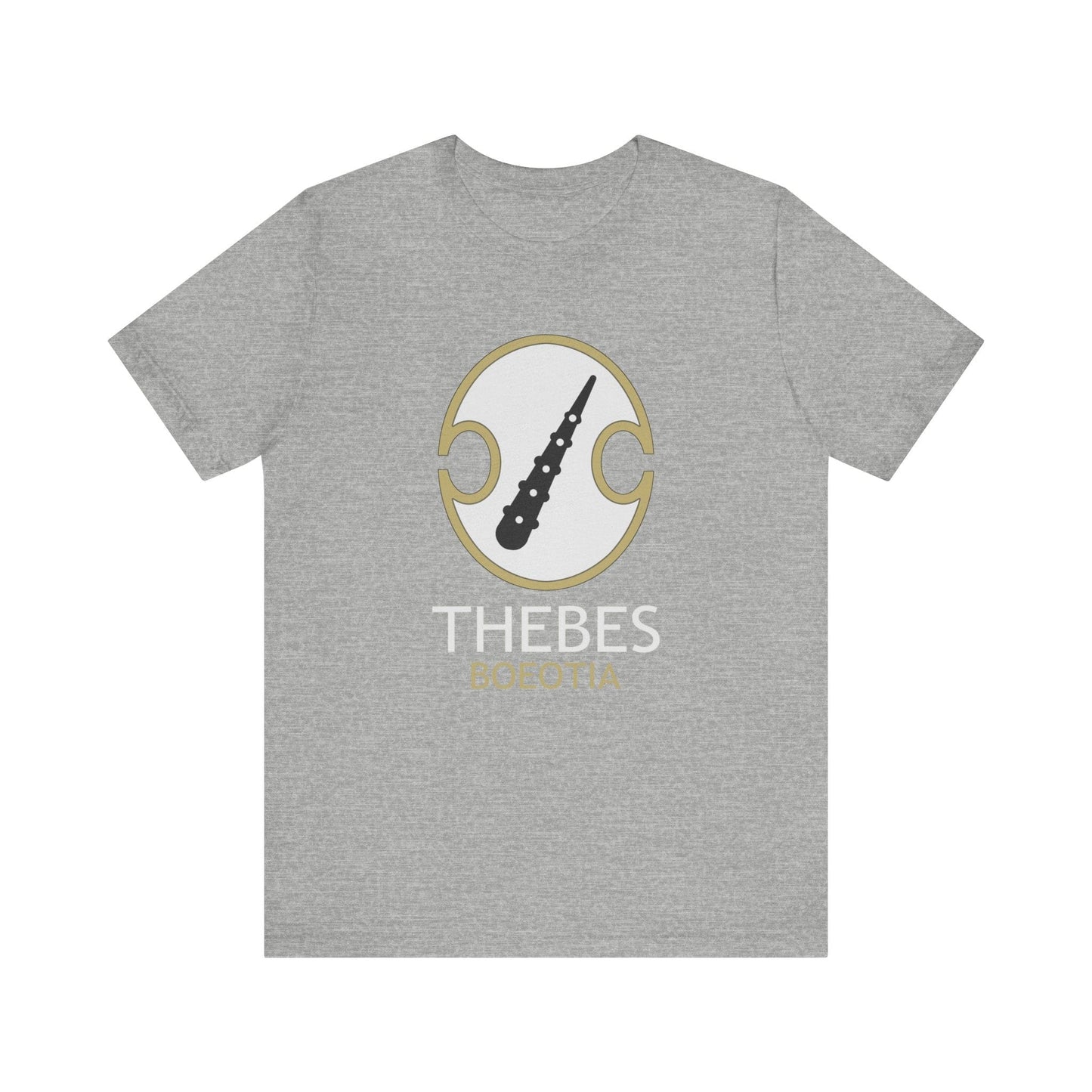 Athletic Heather / S Thebes - Ancient Boeotia Theban Sacred Band T-Shirt
