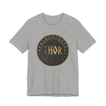 Athletic Heather / S Thor Norse God  T-Shirt