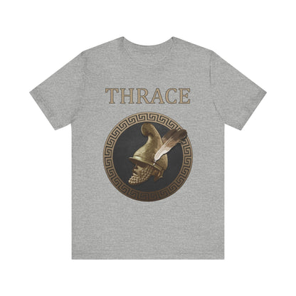 Athletic Heather / S Thrace - Ancient Thracian Helmet - Ancient Thrace T-shirt