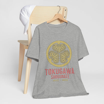 Athletic Heather / S Tokugawa Shogunate Shirt  - Sengoku Japan - Japanese History Daimyo T-shirt