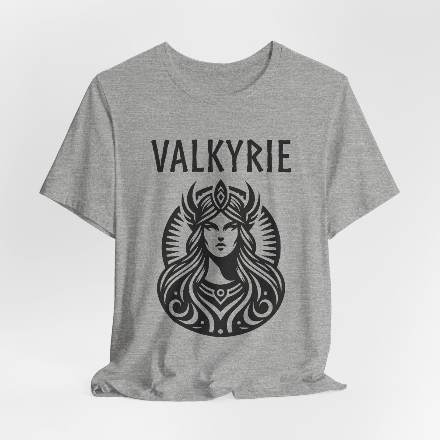 Athletic Heather / S Valkyrie Norse Mythology T-Shirt