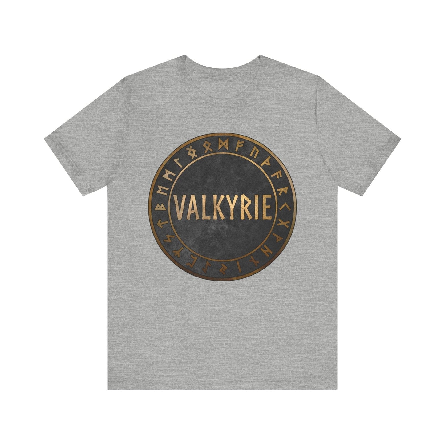 Athletic Heather / S Valkyrie - Norse Runes T-Shirt