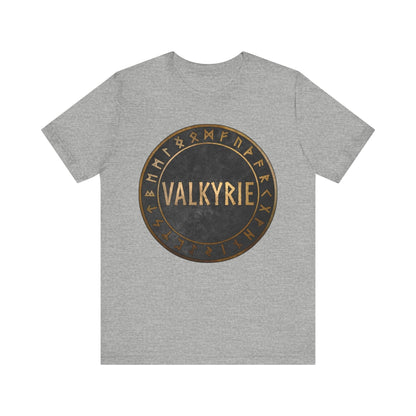 Athletic Heather / S Valkyrie - Norse Runes T-Shirt