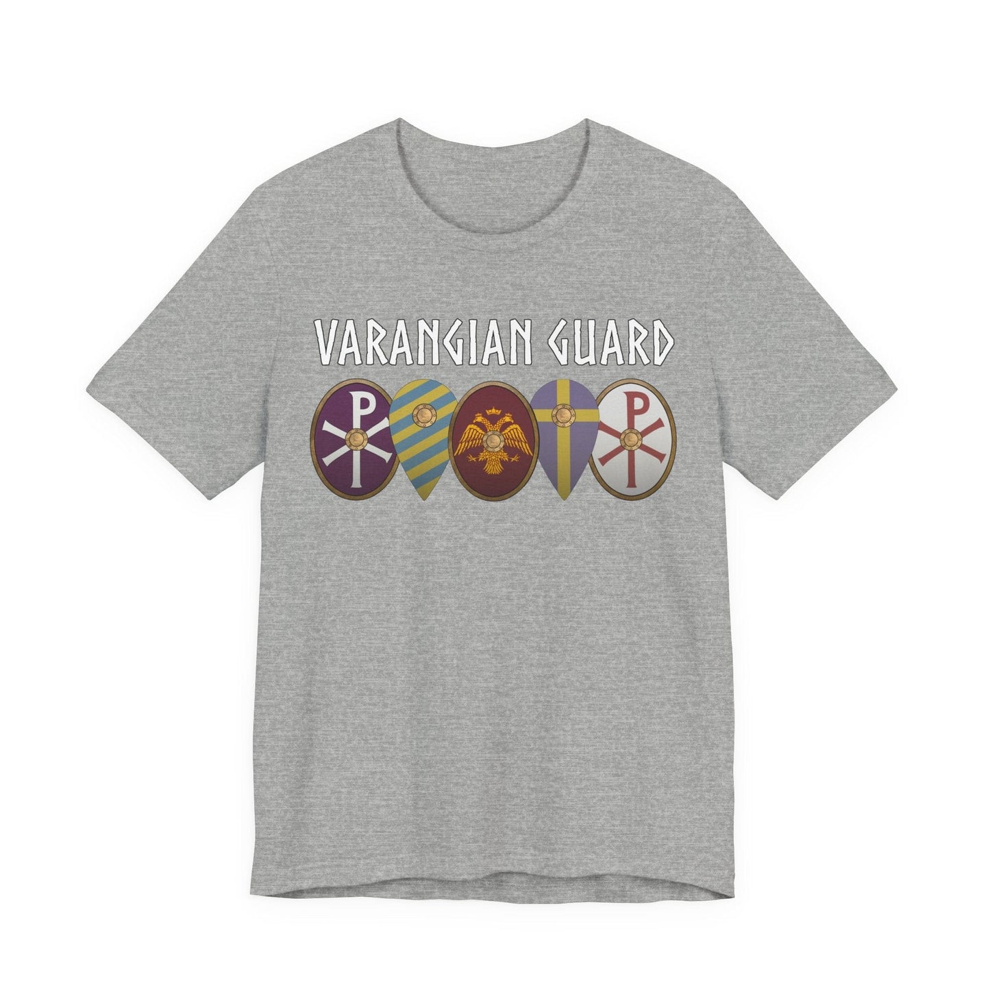 Athletic Heather / S Varangian Guard Byzantine Shields T-Shirt