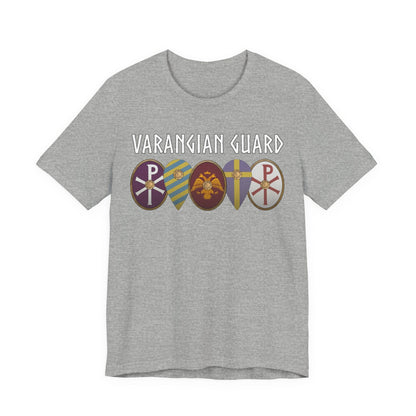 Athletic Heather / S Varangian Guard Byzantine Shields T-Shirt