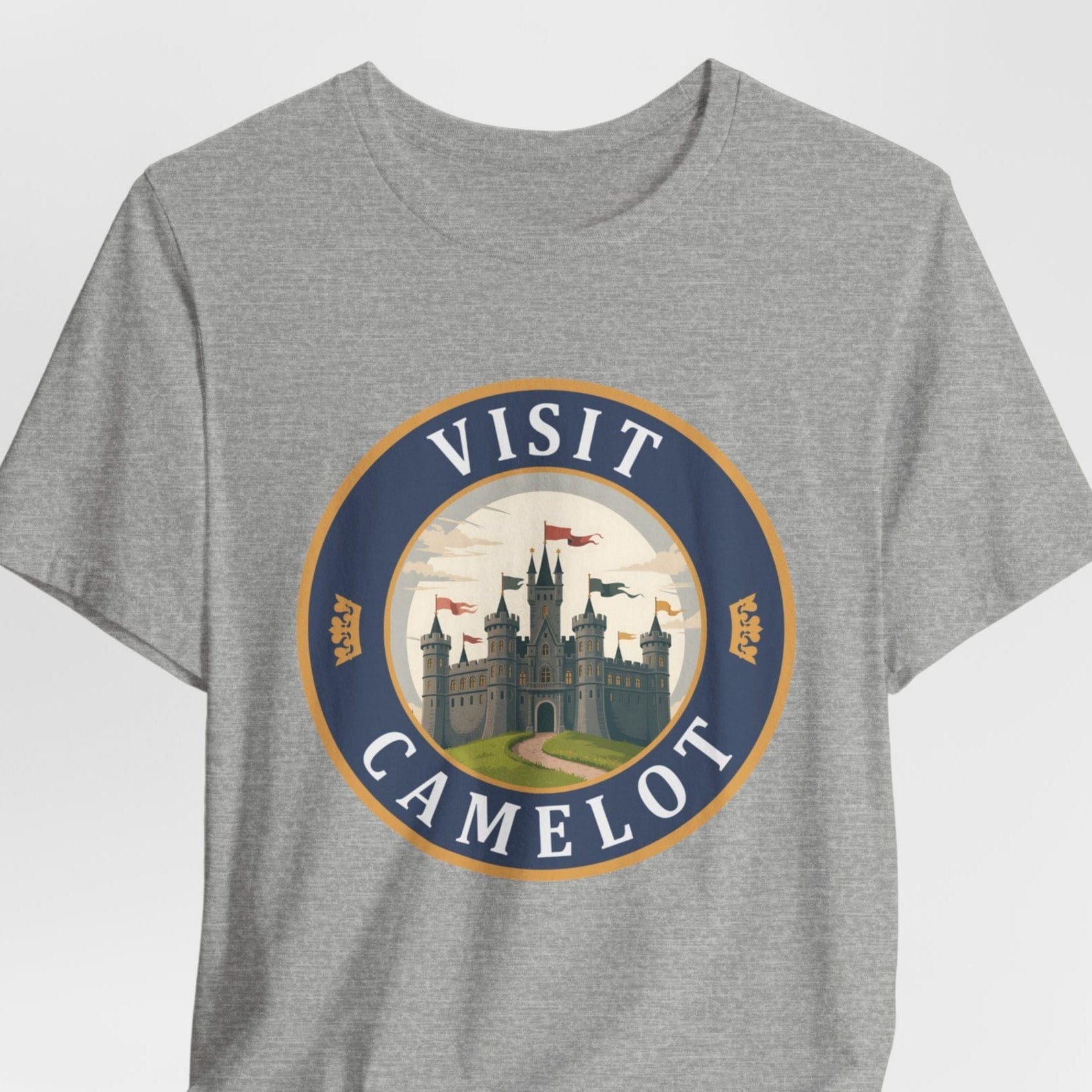 Athletic Heather / S Visit Camelot T-Shirt