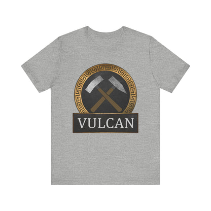 Athletic Heather / S Vulcan Ancient Roman God T-Shirt