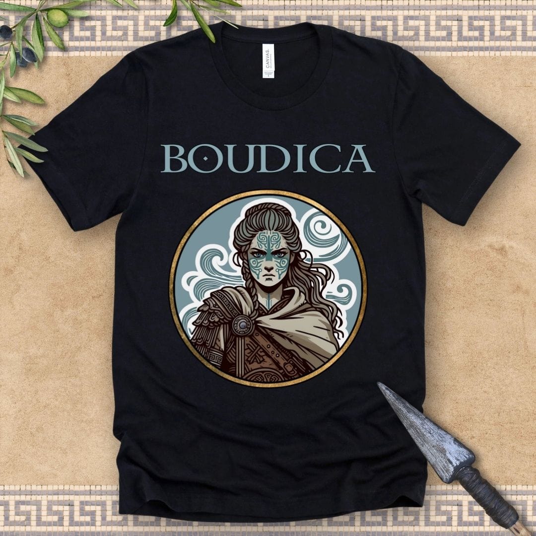 Black / 2XL Boudica - Queen of the Iceni T-Shirt