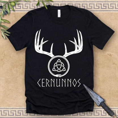 Black / 2XL Cernunnos Celtic God T-Shirt