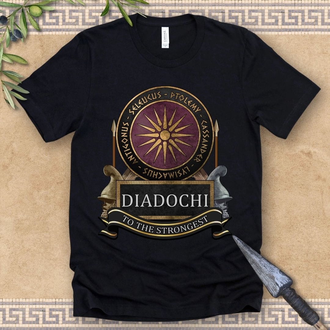 Black / 2XL Diadochi Wars - To the Strongest T-Shirt