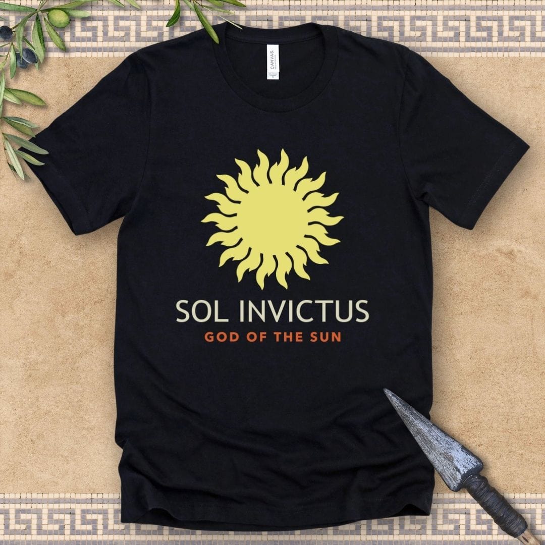 Black / 2XL Sol Invictus - Ancient Roman God Sun T-Shirt