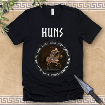 Black / 2XL The Huns - Leaders of the Huns T-Shirt