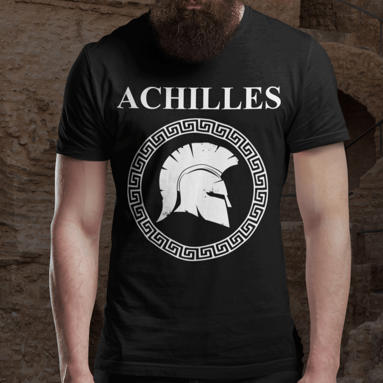 Black / S Achilles T-Shirt