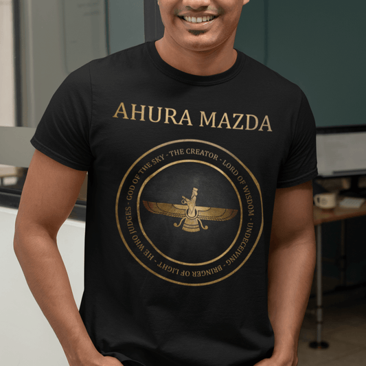Black / S Ahura Mazda - Zoroastrianism T-Shirt