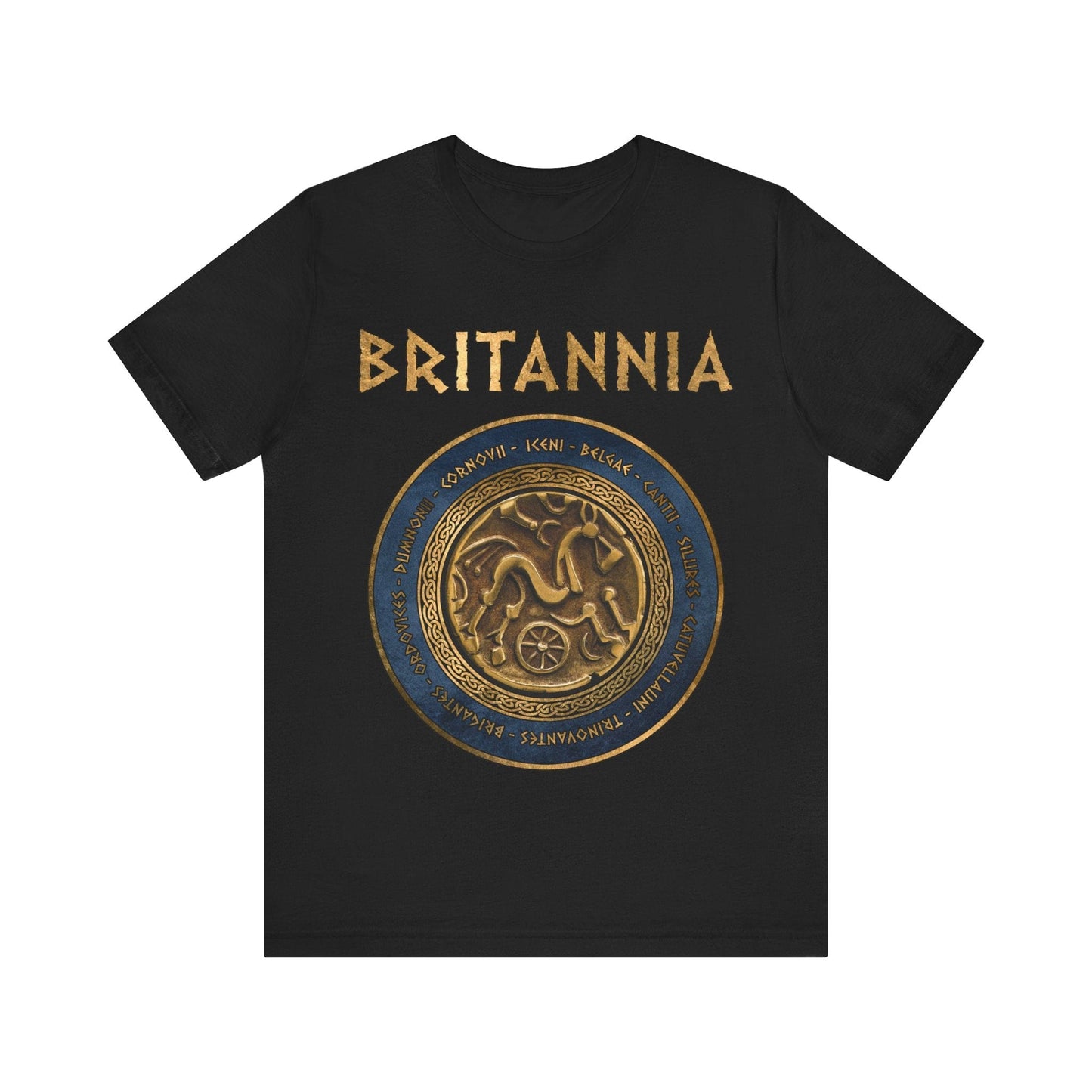 Black / S Ancient Britannia Tribes T-shirt