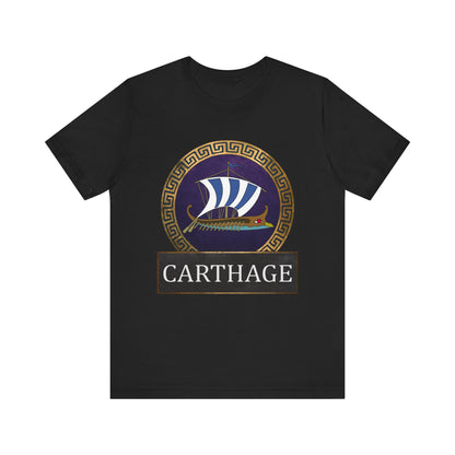 Black / S Ancient Carthage - Carthaginian Navy T-shirt