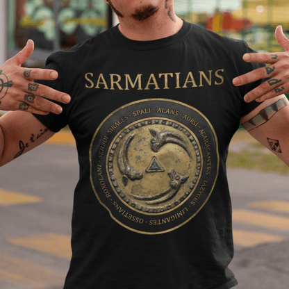 Black / S Ancient Sarmatian Tribes T-Shirt