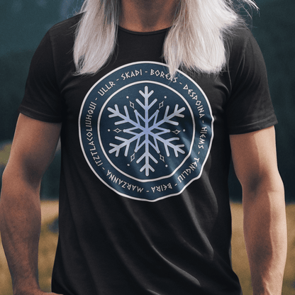 Black / S Ancient Winter Gods - Gods and Goddesses of Winter T-Shirt