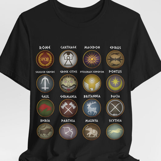 Black / S Ancient World 3rd Century BC - T-Shirt