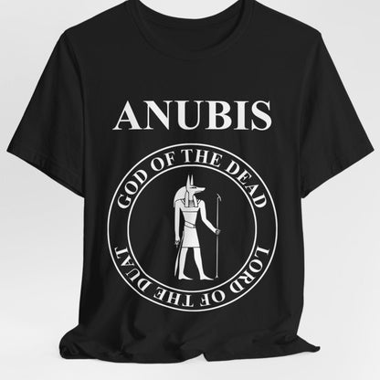 Black / S Anubis Egyptian God of the Dead T-shirt