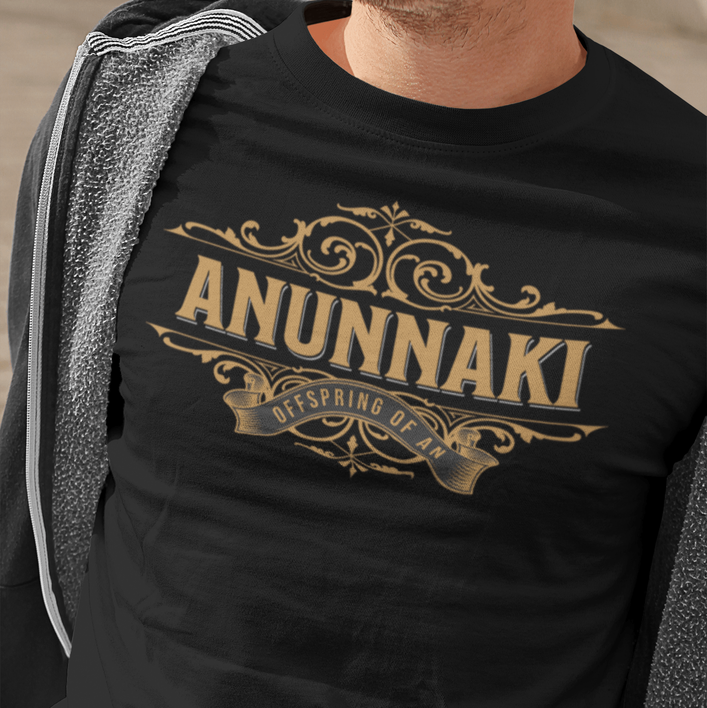 Black / S Anunnaki - Ancient Mesopotamian Gods T-Shirt