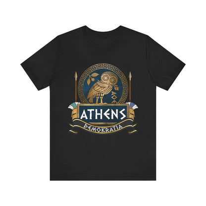 Black / S Athenian Hoplite - Ancient Athens T-Shirt