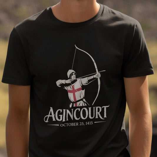 Black / S Battle of Agincourt T-Shirt