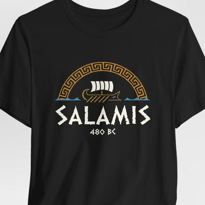 Black / S Battle of Salamis 480 BC T-Shirt