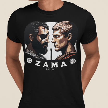 Black / S Battle of Zama - Hannibal vs Scipio T-Shirt
