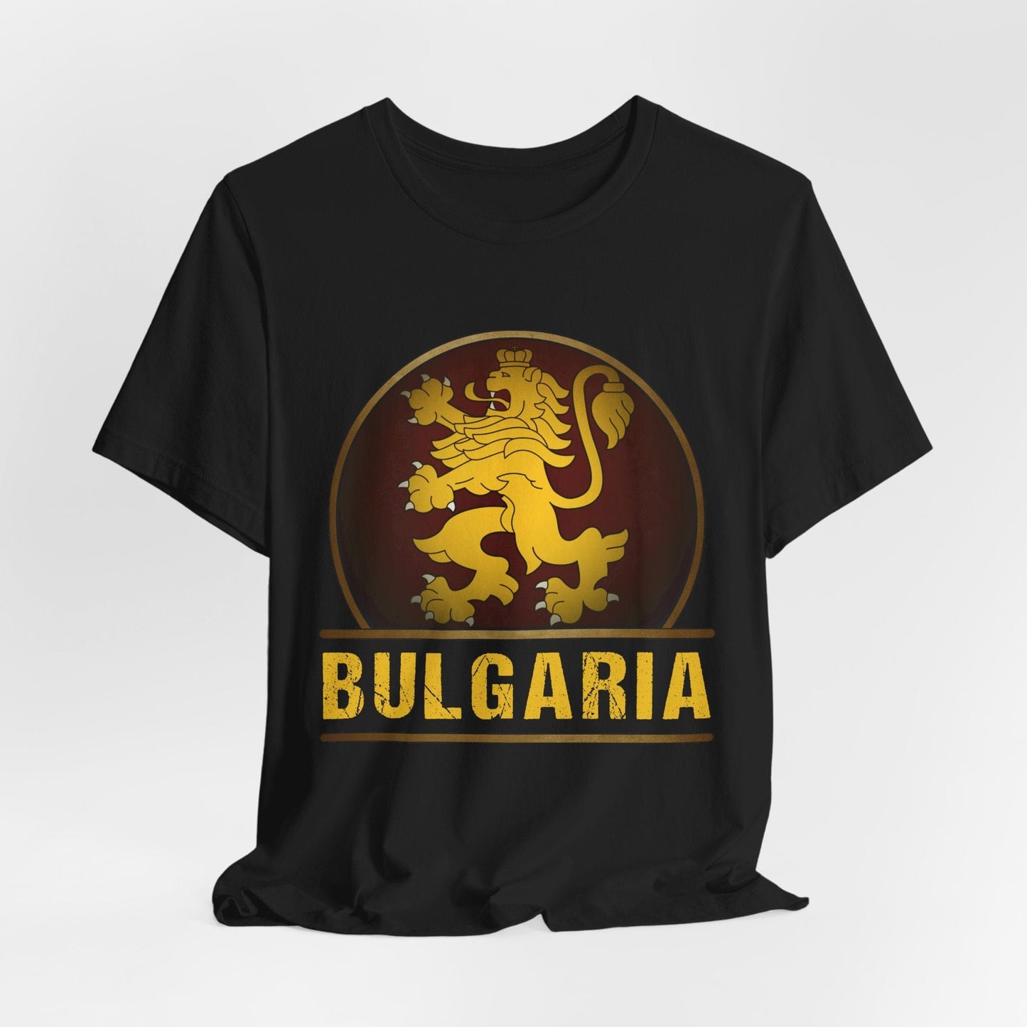 Black / S Bulgaria Lion Rampant T-Shirt