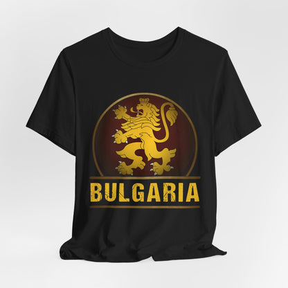 Black / S Bulgaria Lion Rampant T-Shirt
